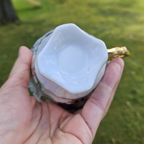 Royal Sealy Bone China Teacup & Saucer Lusterware Made in Japan Vintage - Picture 4 of 10